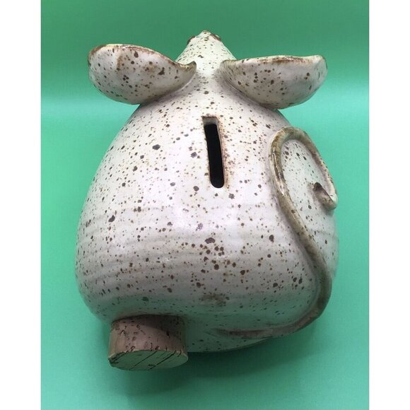 Vintage Mouse Pottery Coin Bank - Picture 4 of 4